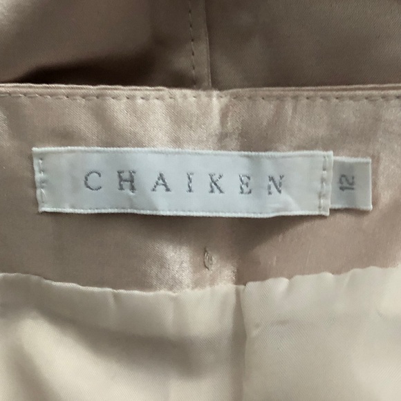 Chaiken Pastel Pink A-Line Silk Skirt - Picture 8 of 10